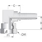 Końcówka DN10-3/8 BSP-90°