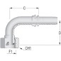 Końcówka DN13-5/8 BSP-90°