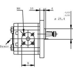 Pompa zębata PLP10.1 D0-81E1-GC/GC-N-EL