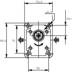 Pompa zębata PLP10.1 D0-81E1-LBB/BA-N-EL-FS