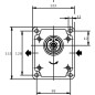 Pompa zębata PLP30.51S0-83E3-LED/EB-N-FS