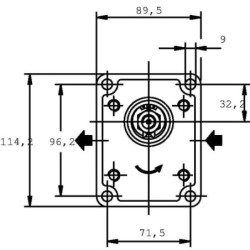 Silnik zębaty PLM20.20R0-82E2-LEA/EB-N