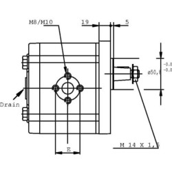 Silnik zębaty PLM30.34S0-83E3-LEB/ED-N