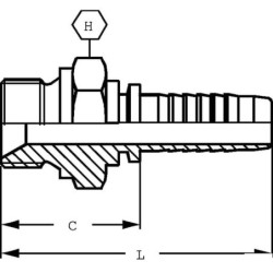 Końcówka DN10-1/8BSP