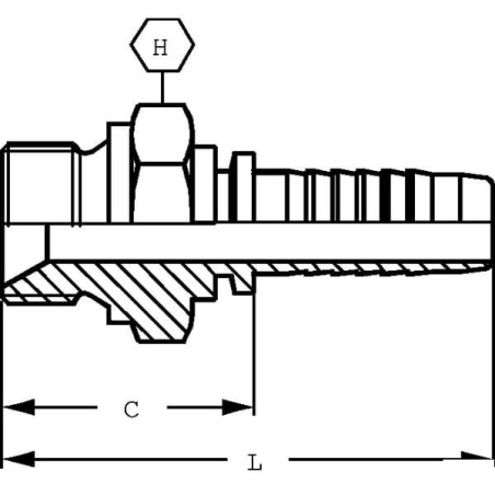 Końcówka DN10-1/8BSP