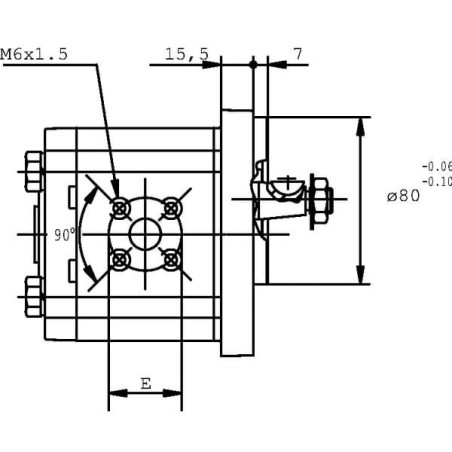 Silnik zębaty PLM20.20R0-54B2