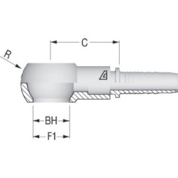 Końcówka DN13-Ø1/2 BSP