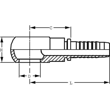Końcówka Banjo DN08-Ø12