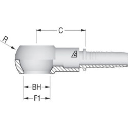 Końcówka Banjo DN16-Ø22
