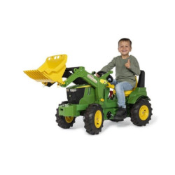 Traktor John Deere 7310R z ładowaczem czołowym i ogumieniem pneumatycznym