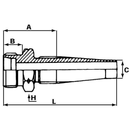 Końcówka DN10-M18x1.5 12L