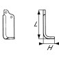 Nóż frezujący lewy 138x57x50mm 6mm pasuje do Badalini