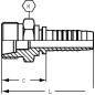 Końcówka DN13-M30x2.0 20S