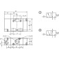 "Zawór 3/2, sprężonego powietrza 1/8"""