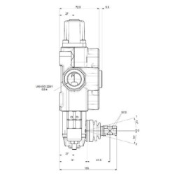 Rozdzielacz hydrauliczny SD14/1-11 AET