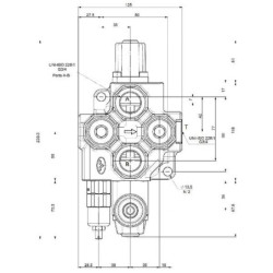 Rozdzielacz hydrauliczny SD14/1-11 AET