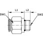 Śrubunek wtykowy 8x1/4