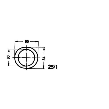 Osłona ochronna Walterscheid, 1Z FLEXO, L-1000 mm, seria W2480/W2580