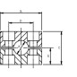 Korpus obejmy 1x22mm, PP gr. 3 (25 szt.)