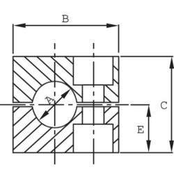 Obejma kpl. 15 mm (1 szt.)