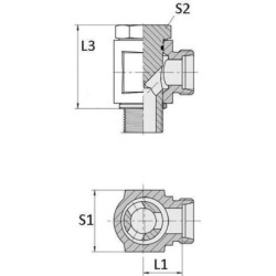 Złącze Banjo M16x1.5 - M18x1.5 10S