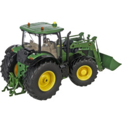 John Deere 7310R z ładowaczem czołową ze zdalnym sterowaniem bluetooth i w aplikacji