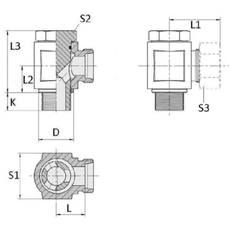 Złącze Banjo M10x1 - M10x1 6LL