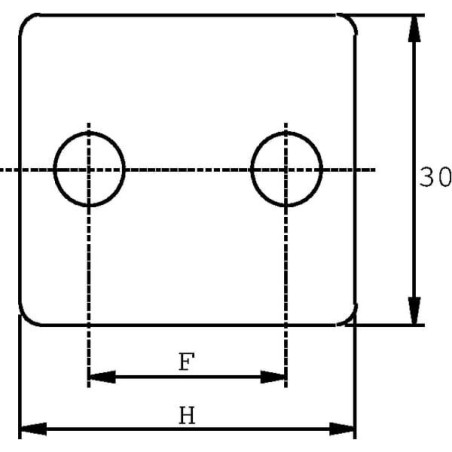 Nakładka obejmy RS 92.1 V2A RVS Stauff, gr. 1