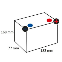 Akumulator 12V 22Ah 160A Kramp