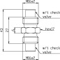 Złączka do węża M16x2