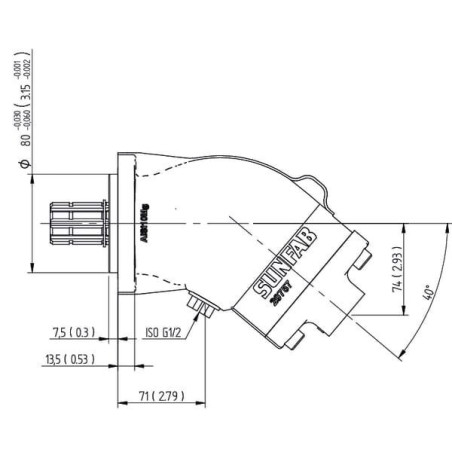 Silnik tłokowy 56 cc L35 SG4