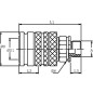 "Szybkozłącze gniazdo SKP-F 1/2"" gwint zewnętrzny M22x1.5 15L"