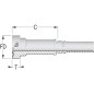 Końcówka 4SH-DN25 kołnierzowa Ø 47.6 mm pasująca do CAT
