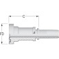 Końcówka węża SFS-NS z kołnierzem 6000, DN40 63.5 mm