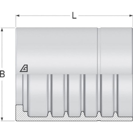 Tuleja NS4 DN50