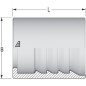 Tuleja Ø33x37.5mm DN16 stal / ocynk Alfagomma