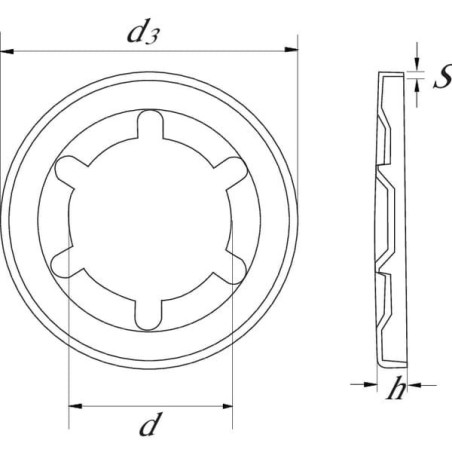 Pierśc. zabezpiecz. Starlock 4mm