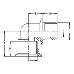 "Kolano 90° gwint w./gwint z. 3/8"""