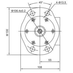 Silnik orbitalny 160cc gopart