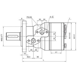 Silnik orbitalny 400cc gopart