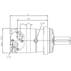 Silnik orbitalny gopart SMT 630 cm3/obr