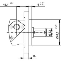 Silnik orbitalny SMH-400-4-B-D-GP