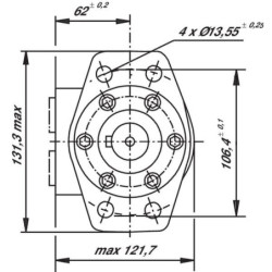 Silnik orbitalny SMH-400-4-B-D-GP