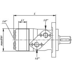 Silnik orbitalny SMH-400-4-B-D-GP