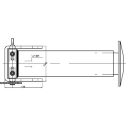 Stopa podporowa hydrauliczna 65-250CS z szybkozłączem