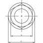 Zatyczka magnetyczna TKM M22 x 1.5