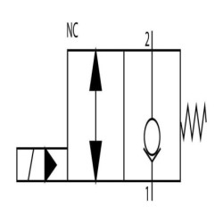 Zawór 2/2 SVP08NCR 12VDC A06