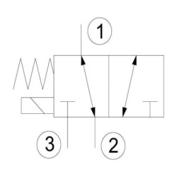 Zawór 3/2 SV 082302 12VDC A04