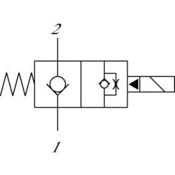 Wkład zaworu 2/2 SVP08-NC-00-B-00