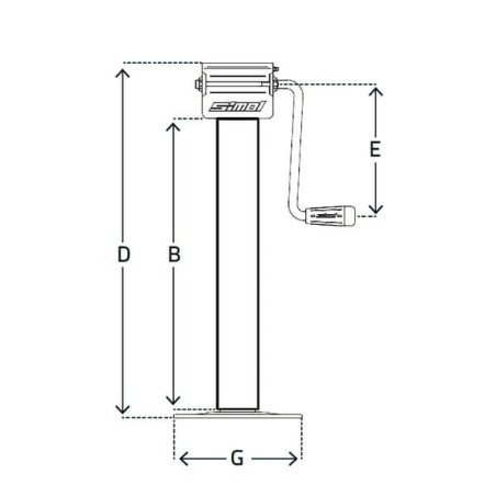 Stopa podporowa DG706W